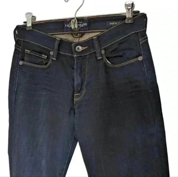 Lucky Brand Mid Rise Sofia Skinny Jean Lapis Lazuli Capsule Y2K 00s Women's 2/26 - Picture 4 of 15